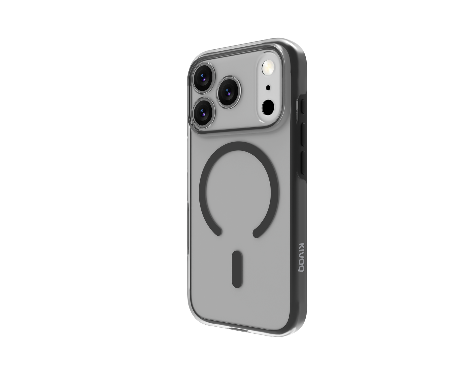 SchwarzMag StealthCase Pro,  TPU+PC Black Mag Case with Small Lens Hole for iPhone 17 Pro